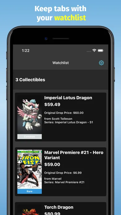 Veve Price Tracker应用截图
