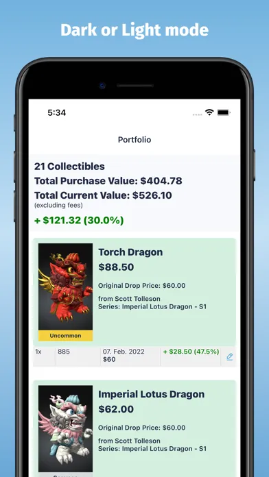 Veve Price Tracker应用截图