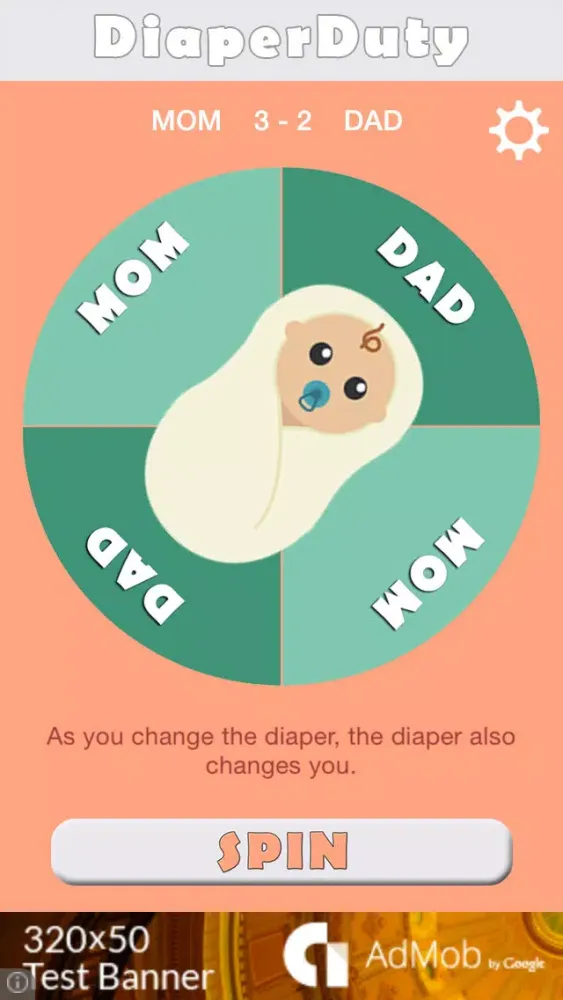 ภาพหน้าจอของ DiaperDuty Free