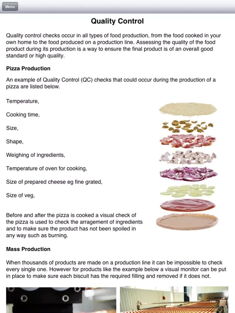 Screenshot di Design and Technology: Food Technology iPad 