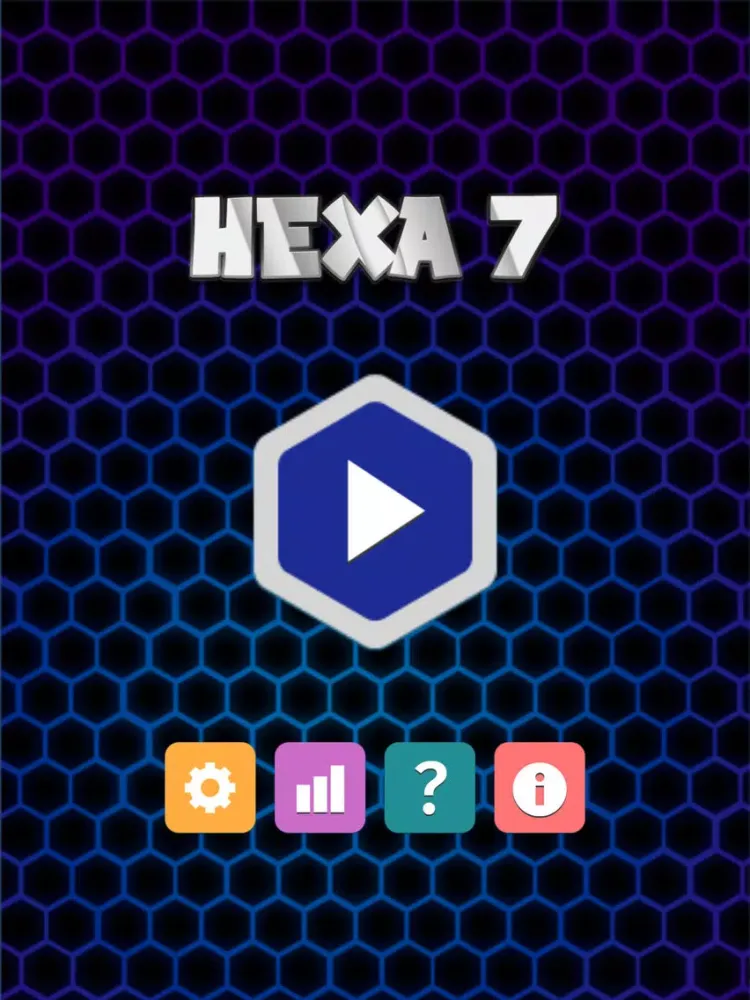 Hexa7 - hexa block puzzle iPad 应用截图