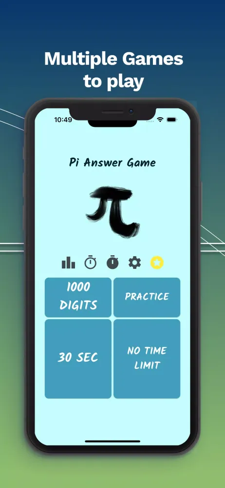 Pi Answer Game Screenshots