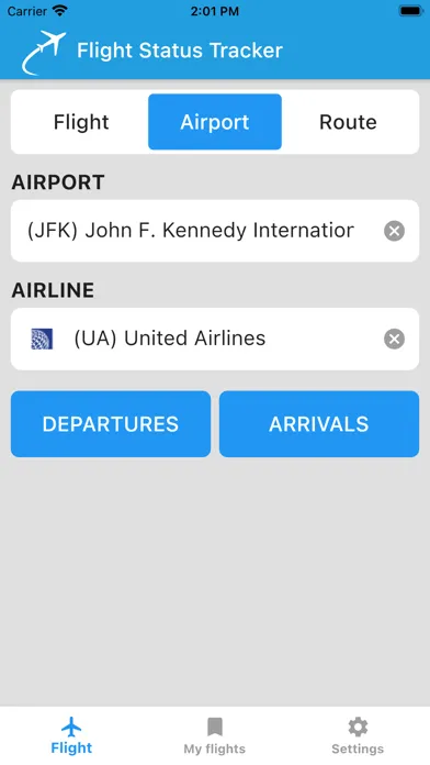 Zrzuty ekranu Flights Status Live Updates