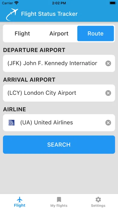 Zrzuty ekranu Flights Status Live Updates