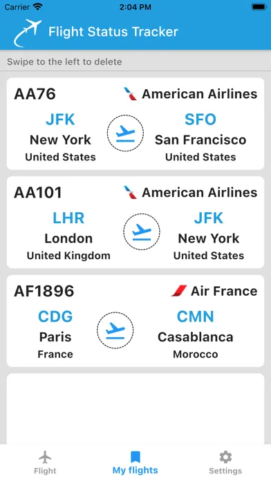 Zrzuty ekranu Flights Status Live Updates