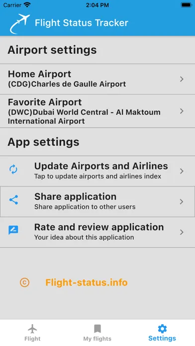Zrzuty ekranu Flights Status Live Updates