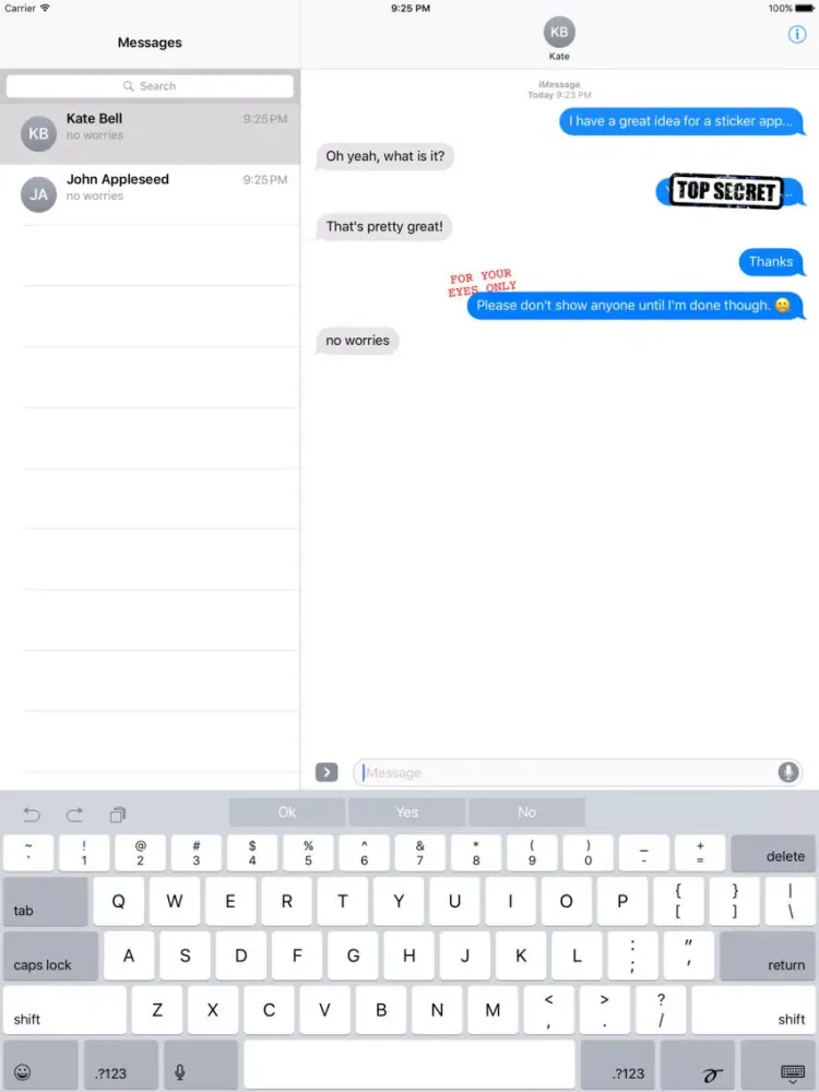 Capturas de tela do Classifications iPad 