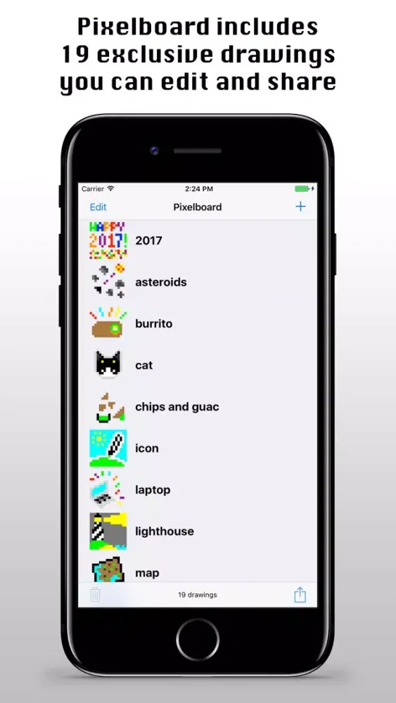Capturas de tela do Pixelboard Sticker Maker