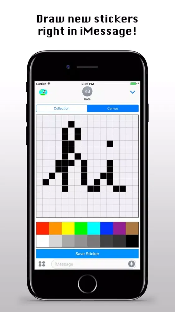 Capturas de tela do Pixelboard Sticker Maker