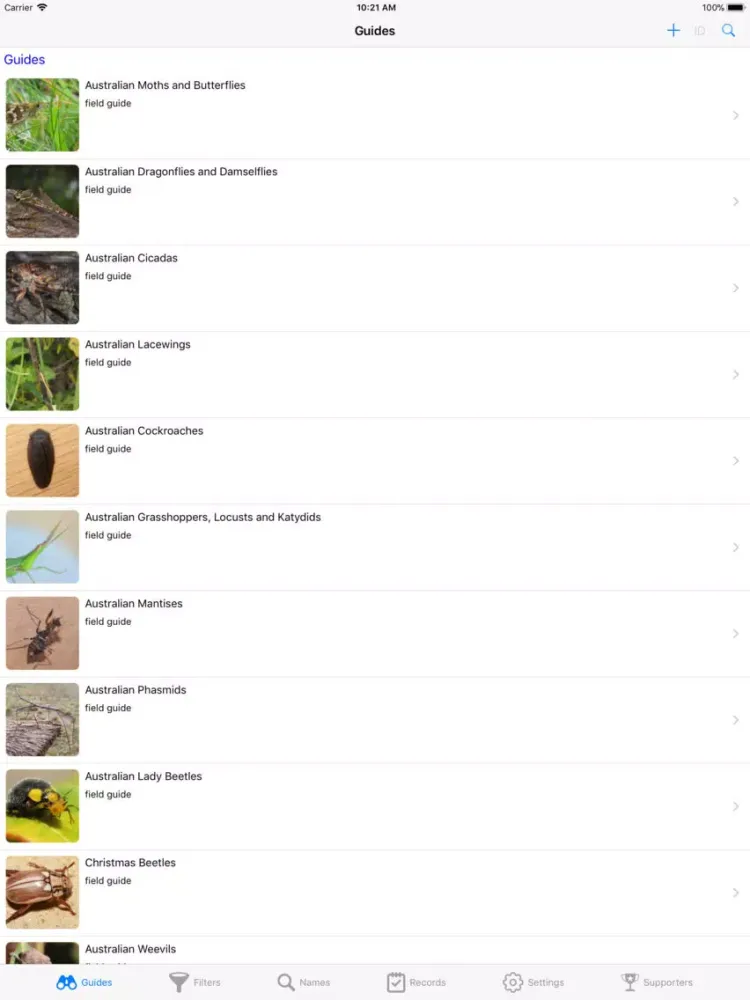 Tangkapan layar Little Creatures iPad 