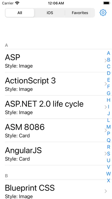 Developer - Cheat Sheets & iOS应用截图
