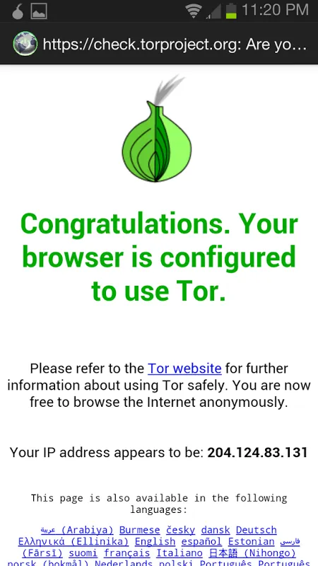 Zrzuty ekranu Orweb