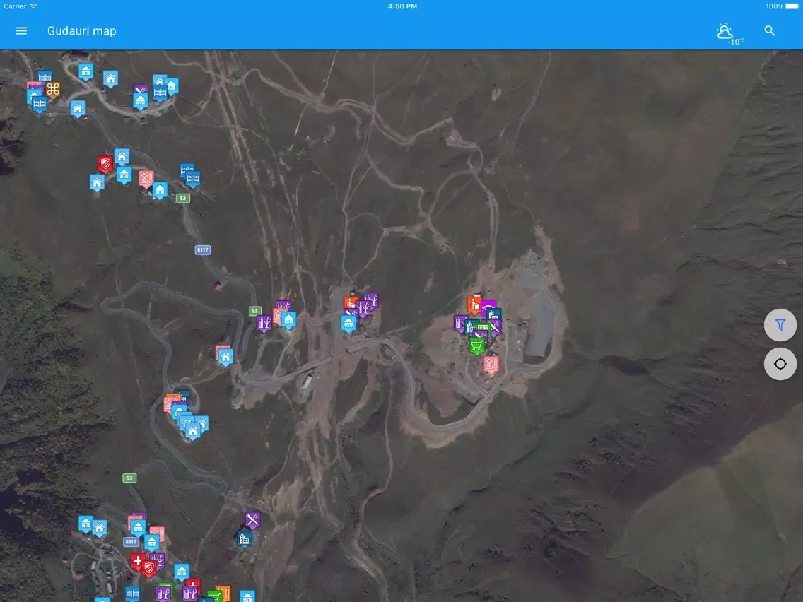 ภาพหน้าจอของ Gudauri Map iPad 