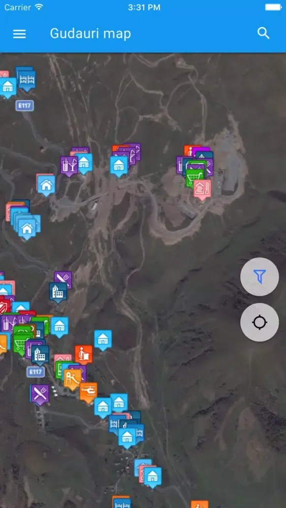 ภาพหน้าจอของ Gudauri Map