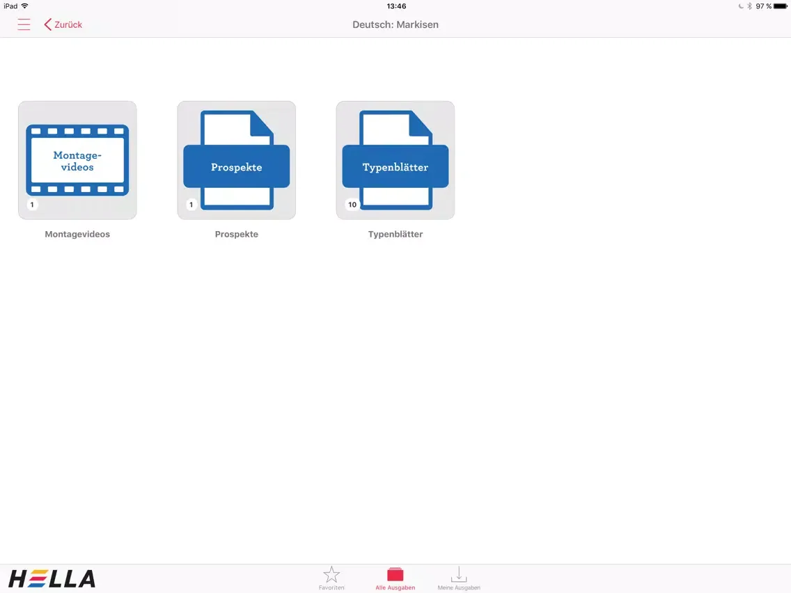 HELLA InfoDoc iPad  स्क्रीनशॉट