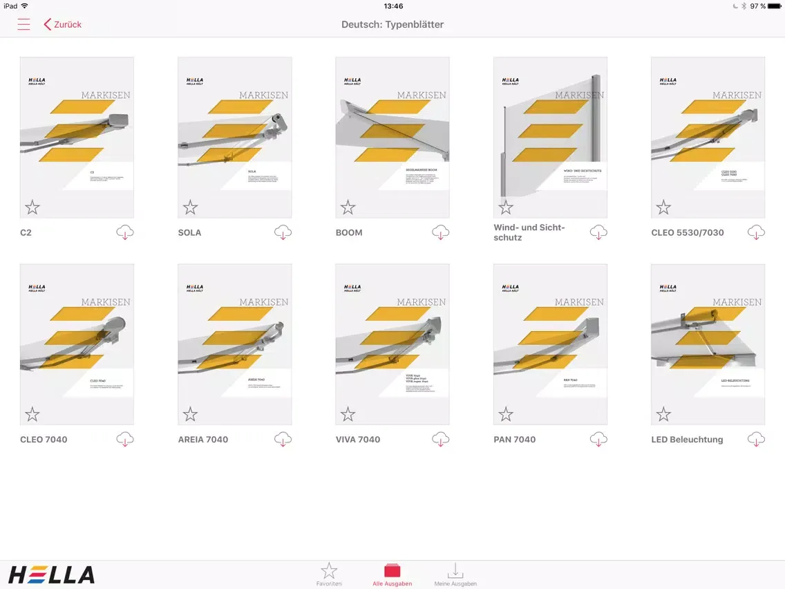 HELLA InfoDoc iPad  स्क्रीनशॉट