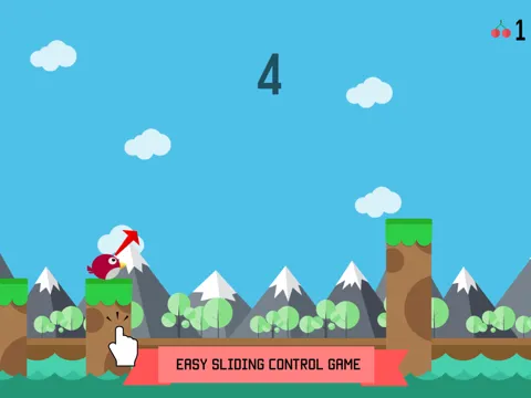 Captures d'écran de The Flappy Bouncing Bird: the new classic original sliding bird game iPad 