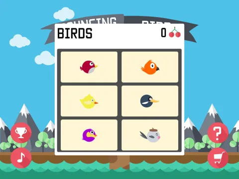 Captures d'écran de The Flappy Bouncing Bird: the new classic original sliding bird game iPad 