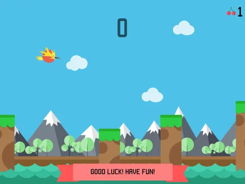 Captures d'écran de The Flappy Bouncing Bird: the new classic original sliding bird game iPad 