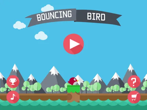 Captures d'écran de The Flappy Bouncing Bird: the new classic original sliding bird game iPad 