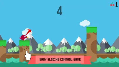 Captures d'écran de The Flappy Bouncing Bird: the new classic original sliding bird game