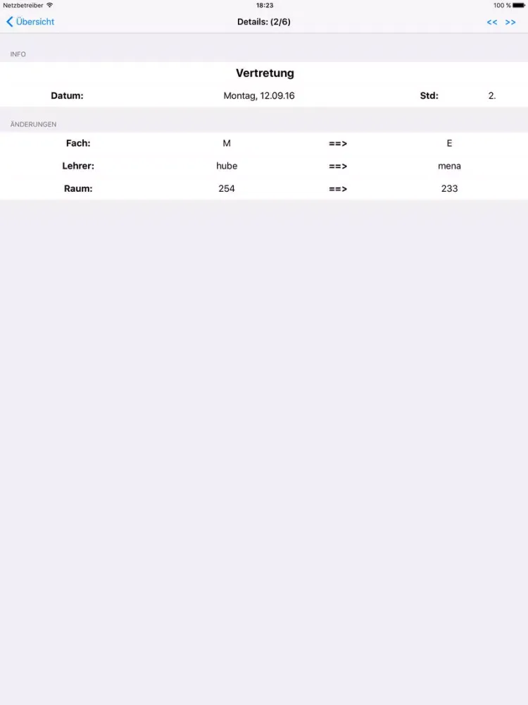 صور HiSchool - Dein Vertretungsplan iPad 
