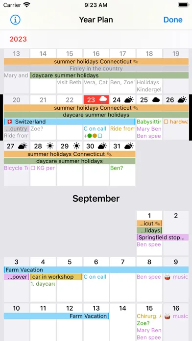 Week Plan Calendar سکرین شاٹس
