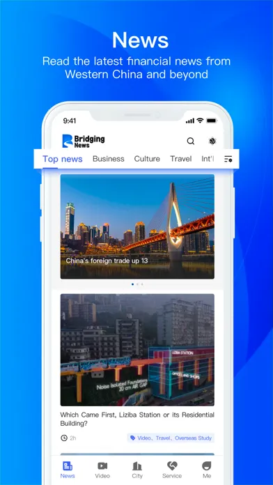 Capturas de pantalla de Bridging News