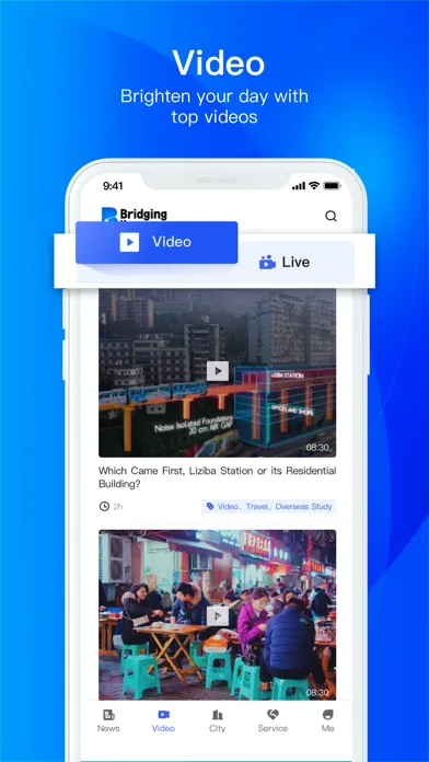 Capturas de pantalla de Bridging News