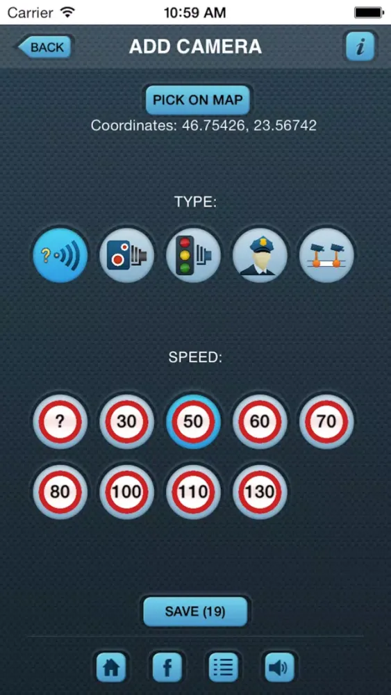 iSpeedCam (Traffic Speed Camera Alert) স্ক্রিনশট