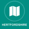 Hertfordshire, UK : Offline GPS Navigation