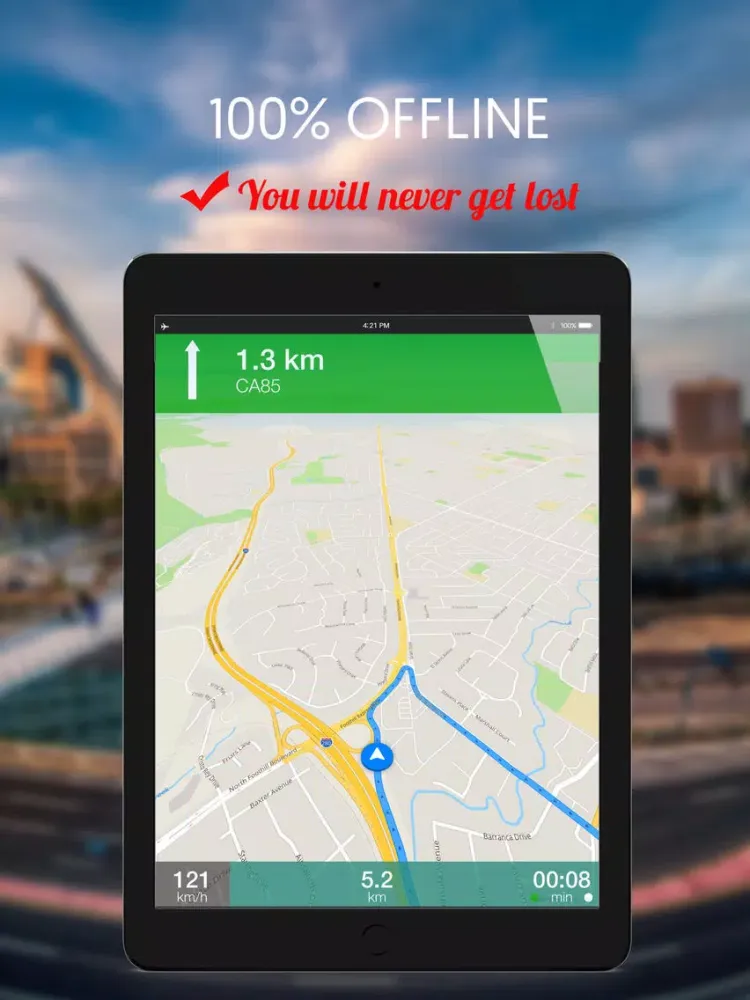 Hertfordshire, UK : Offline GPS Navigation iPad  स्क्रीनशॉट