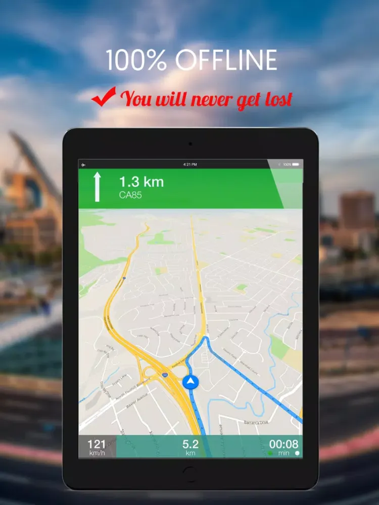 Rio Grande do Norte : Offline GPS Navigation iPad  Screenshots