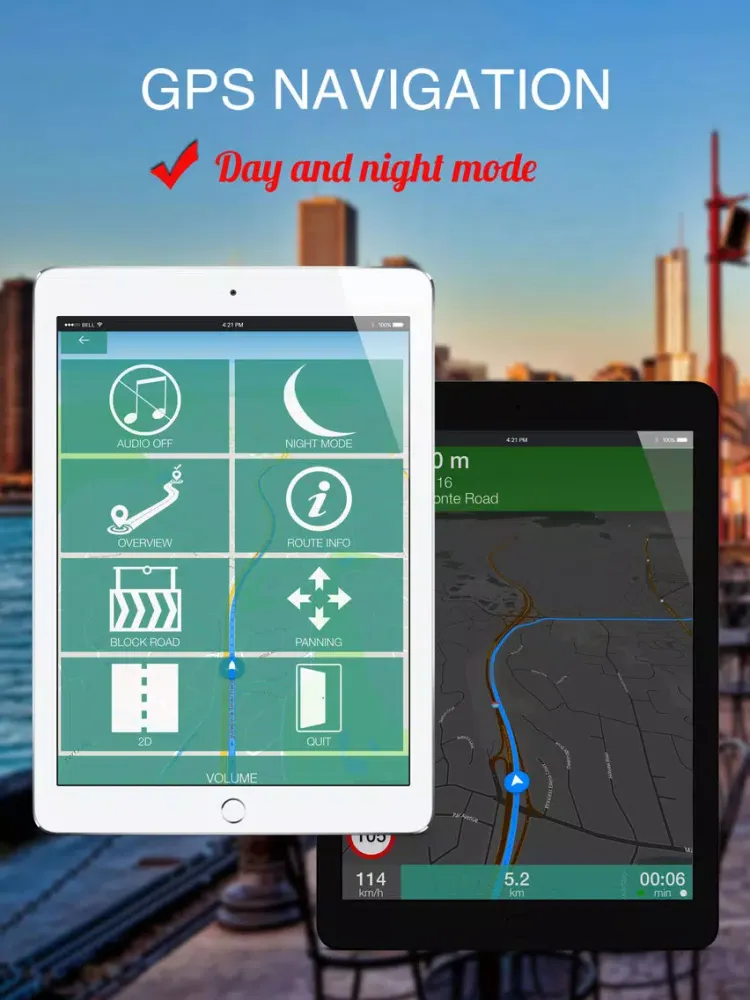 Tasmania : Offline GPS Navigation iPad  Screenshots