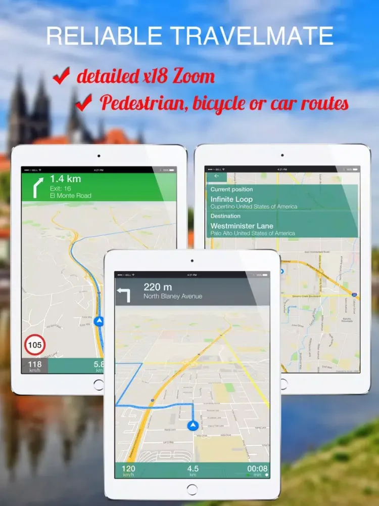 Tasmania : Offline GPS Navigation iPad  Screenshots