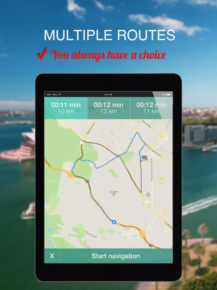 Thailand : Offline GPS Navigation iPad  Screenshots