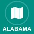 Alabama, USA : Offline GPS Navigation
