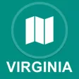 Virginia, USA : Offline GPS Navigation