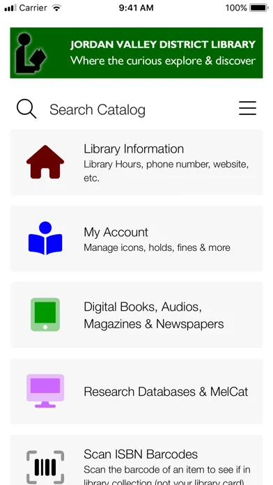 Jordan Valley District Library スクリーンショット