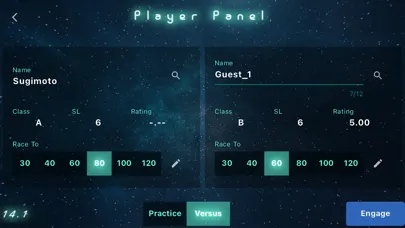 neon  cue sports score board應用截圖