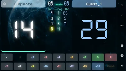 neon  cue sports score board應用截圖