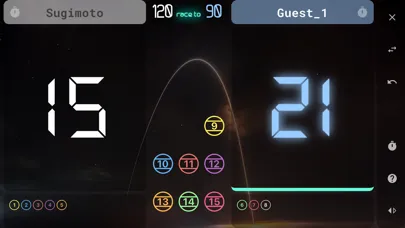 neon  cue sports score board應用截圖
