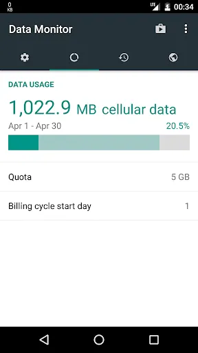 Capturas de pantalla de Data Monitor: Simple Net-Meter