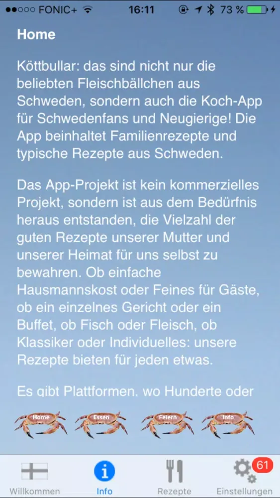 Capturas de pantalla de Köttbullar - Die Koch-App für das iPhone