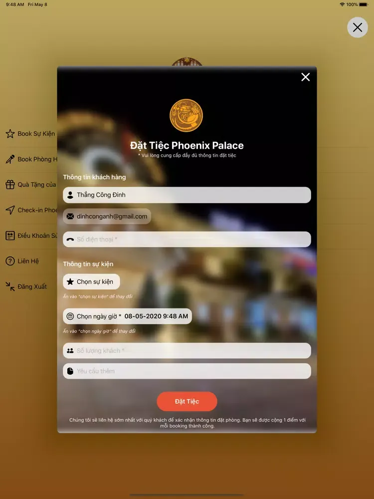 Phoenix Palace iPad  Screenshots