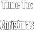 Countdown to: Christmas