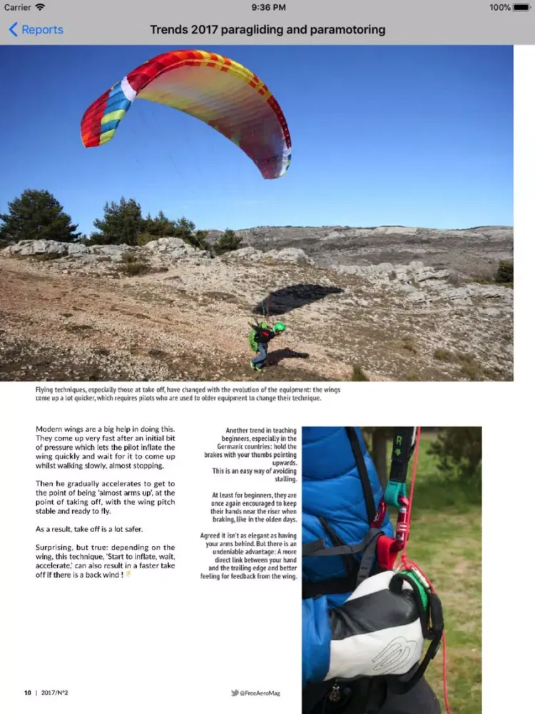 free.aero Magazine iPad  سکرین شاٹس