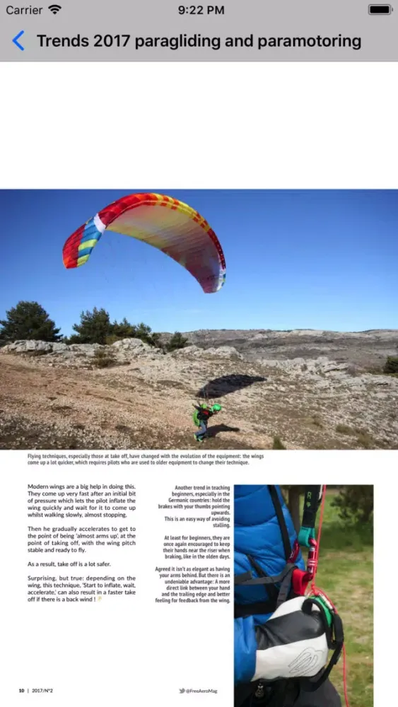 free.aero Magazine سکرین شاٹس
