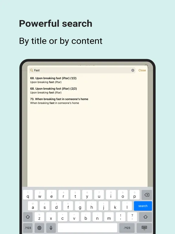 Скриншоты Dua & Dhikr (Hisnul Muslim) iPad 
