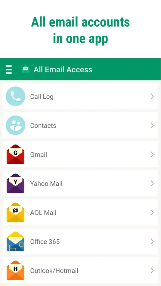All Email Access: Mail Inbox স্ক্রিনশট